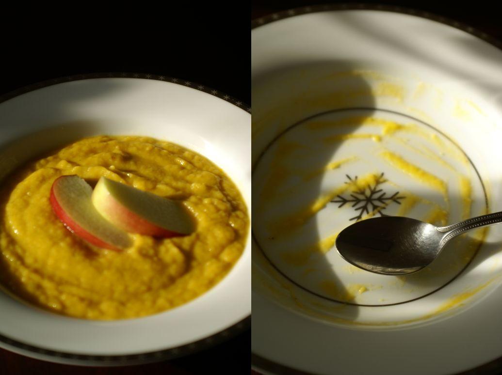 Cauliflower, Squash, & Apple Soup