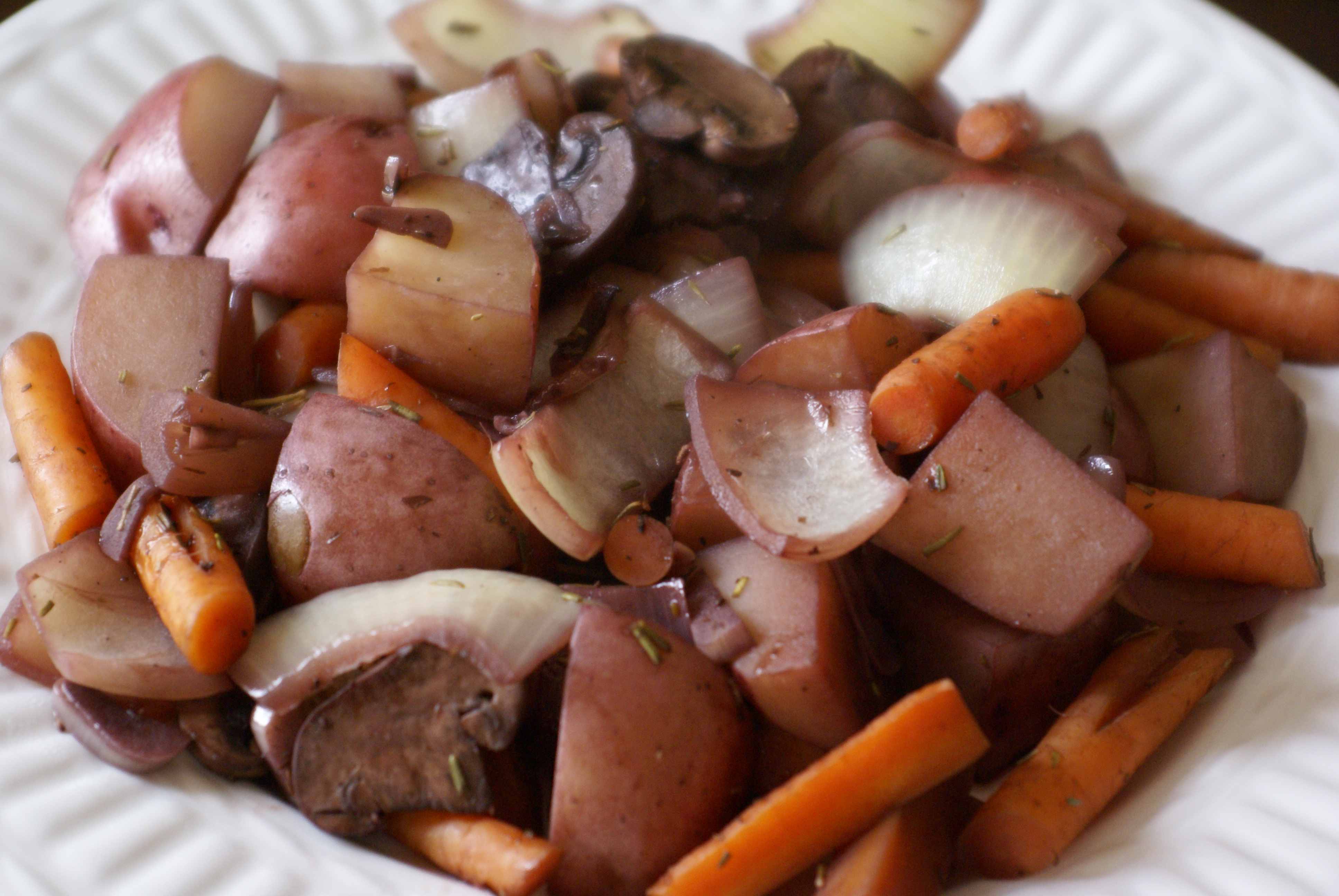 Rosemary Wine Root Vegetables