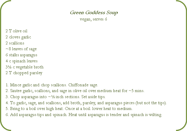 Green Goddess Soup