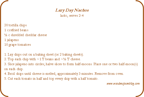 Lazy Day Nachos